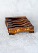 Load image into Gallery viewer, Limited Edition Engraved C.B. Essential 100% Beechwood Slatted Soap Dish 